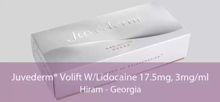 Juvederm® Volift W/Lidocaine 17.5mg, 3mg/ml Hiram - Georgia