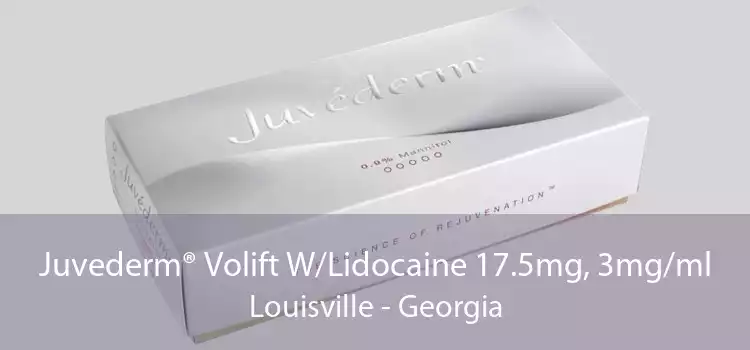 Juvederm® Volift W/Lidocaine 17.5mg, 3mg/ml Louisville - Georgia