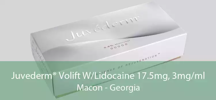 Juvederm® Volift W/Lidocaine 17.5mg, 3mg/ml Macon - Georgia