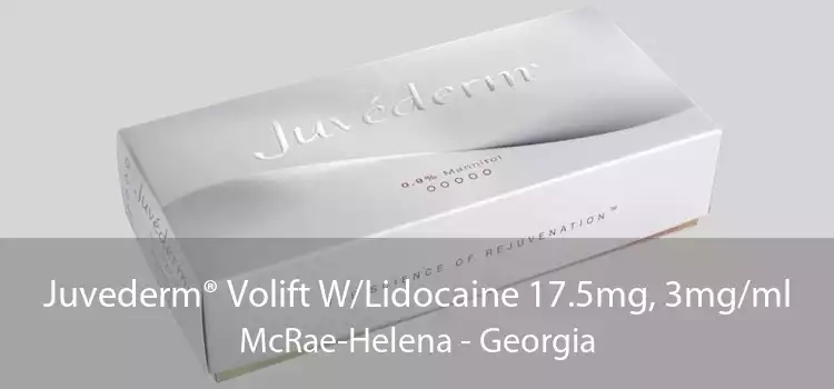 Juvederm® Volift W/Lidocaine 17.5mg, 3mg/ml McRae-Helena - Georgia