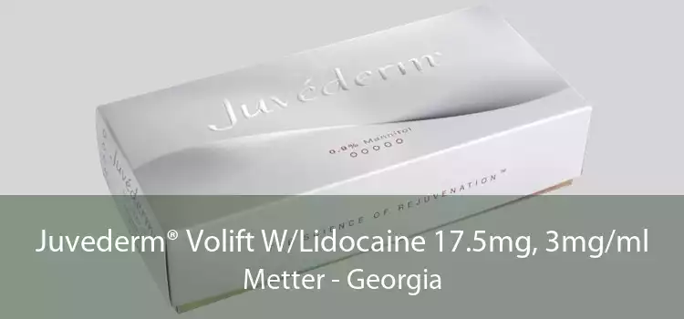 Juvederm® Volift W/Lidocaine 17.5mg, 3mg/ml Metter - Georgia