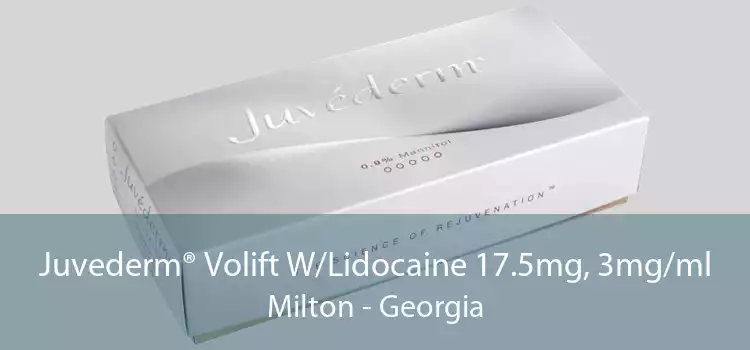 Juvederm® Volift W/Lidocaine 17.5mg, 3mg/ml Milton - Georgia