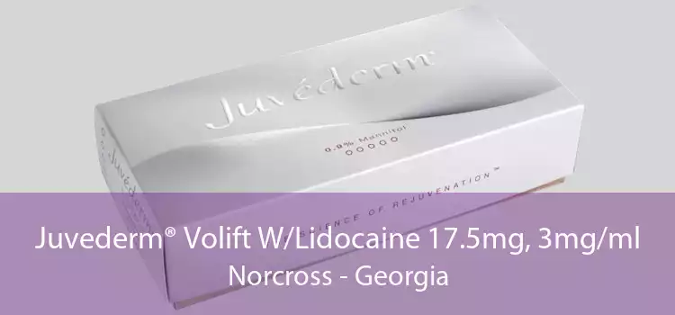 Juvederm® Volift W/Lidocaine 17.5mg, 3mg/ml Norcross - Georgia