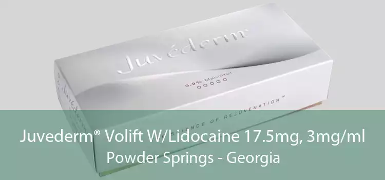 Juvederm® Volift W/Lidocaine 17.5mg, 3mg/ml Powder Springs - Georgia