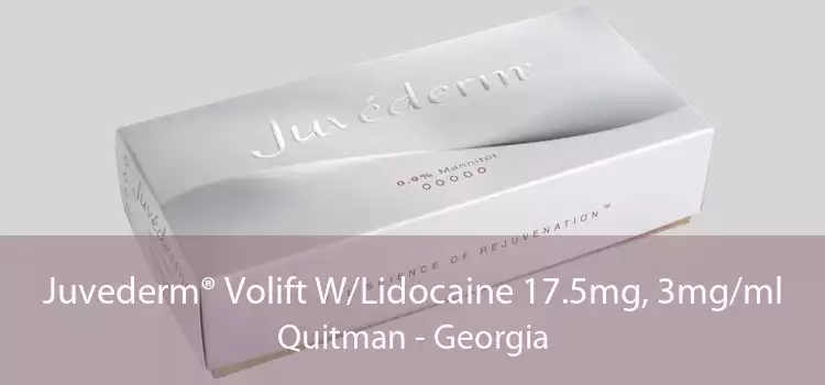 Juvederm® Volift W/Lidocaine 17.5mg, 3mg/ml Quitman - Georgia