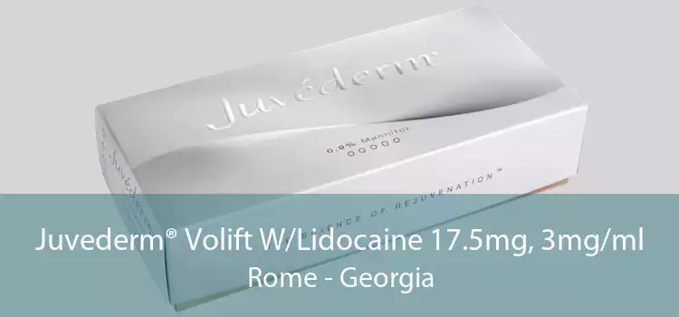 Juvederm® Volift W/Lidocaine 17.5mg, 3mg/ml Rome - Georgia