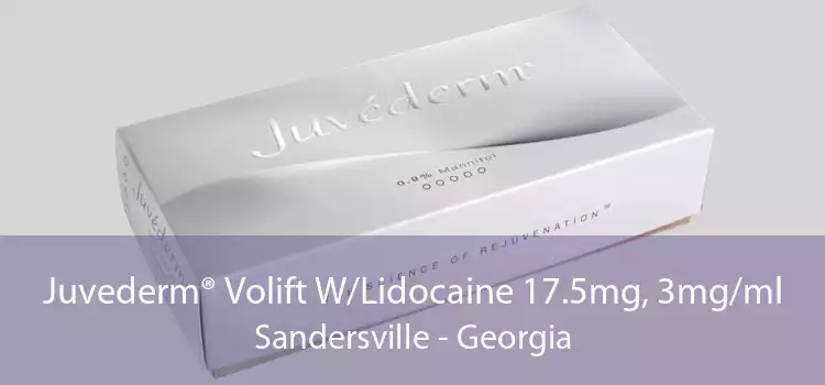 Juvederm® Volift W/Lidocaine 17.5mg, 3mg/ml Sandersville - Georgia