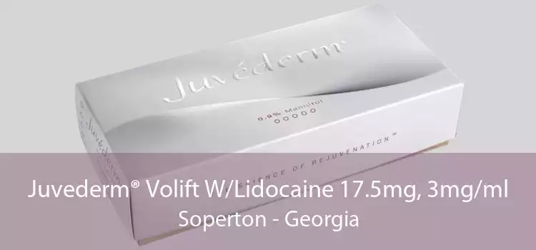 Juvederm® Volift W/Lidocaine 17.5mg, 3mg/ml Soperton - Georgia