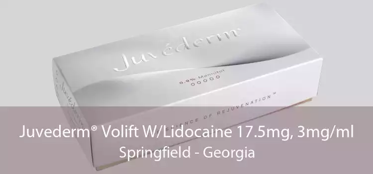 Juvederm® Volift W/Lidocaine 17.5mg, 3mg/ml Springfield - Georgia
