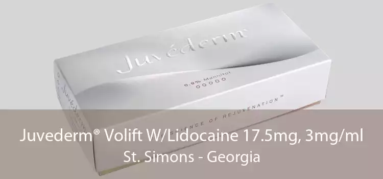 Juvederm® Volift W/Lidocaine 17.5mg, 3mg/ml St. Simons - Georgia