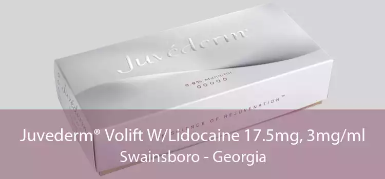 Juvederm® Volift W/Lidocaine 17.5mg, 3mg/ml Swainsboro - Georgia