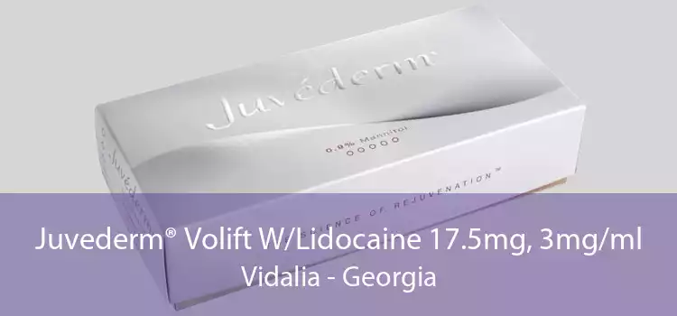 Juvederm® Volift W/Lidocaine 17.5mg, 3mg/ml Vidalia - Georgia