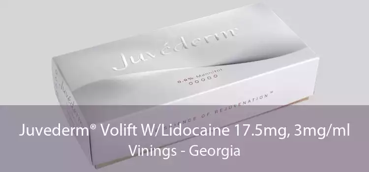 Juvederm® Volift W/Lidocaine 17.5mg, 3mg/ml Vinings - Georgia