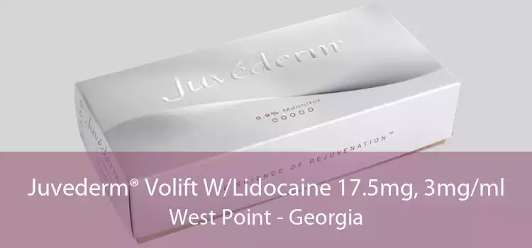 Juvederm® Volift W/Lidocaine 17.5mg, 3mg/ml West Point - Georgia