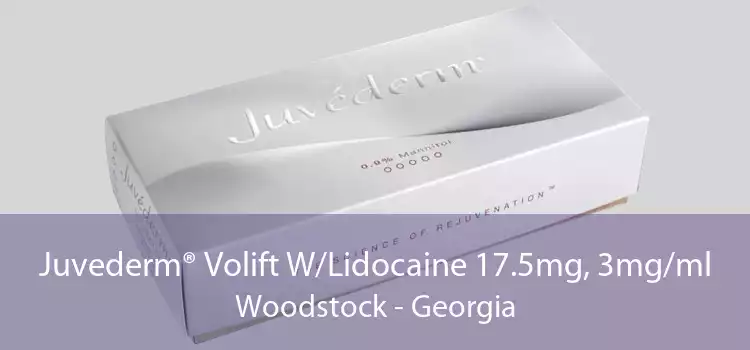 Juvederm® Volift W/Lidocaine 17.5mg, 3mg/ml Woodstock - Georgia
