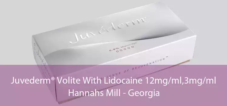 Juvederm® Volite With Lidocaine 12mg/ml,3mg/ml Hannahs Mill - Georgia