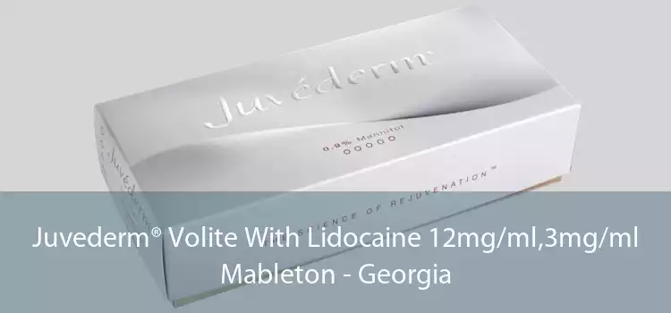 Juvederm® Volite With Lidocaine 12mg/ml,3mg/ml Mableton - Georgia
