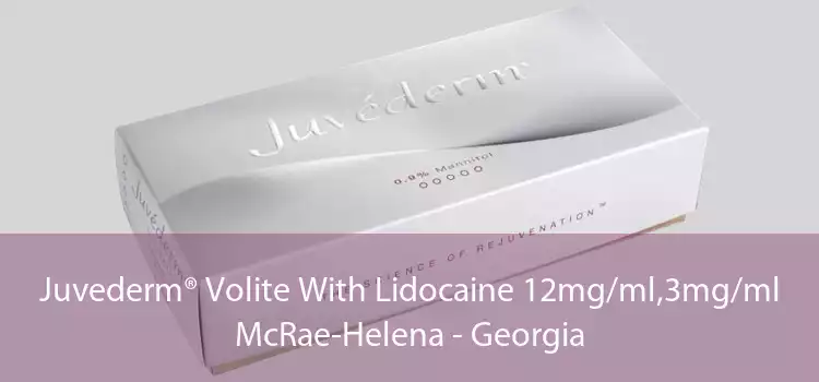 Juvederm® Volite With Lidocaine 12mg/ml,3mg/ml McRae-Helena - Georgia