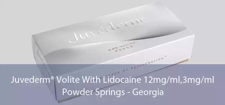 Juvederm® Volite With Lidocaine 12mg/ml,3mg/ml Powder Springs - Georgia