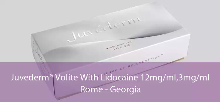 Juvederm® Volite With Lidocaine 12mg/ml,3mg/ml Rome - Georgia