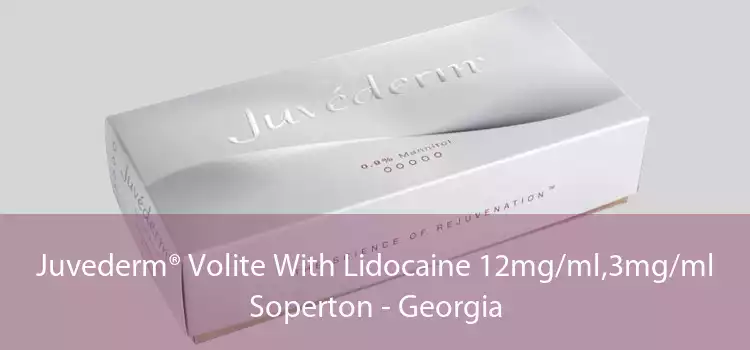 Juvederm® Volite With Lidocaine 12mg/ml,3mg/ml Soperton - Georgia