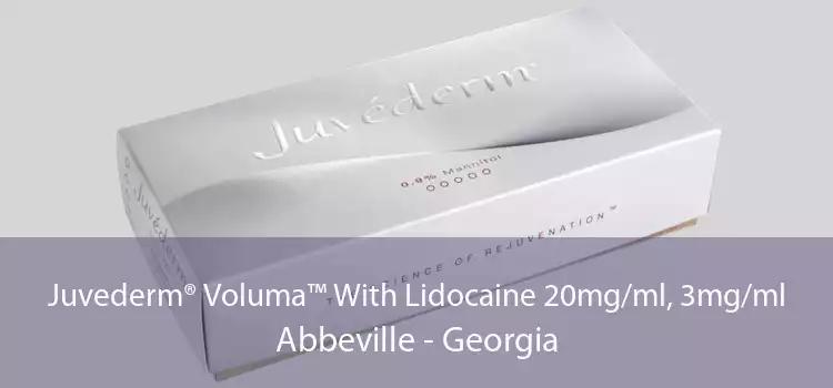Juvederm® Voluma™ With Lidocaine 20mg/ml, 3mg/ml Abbeville - Georgia