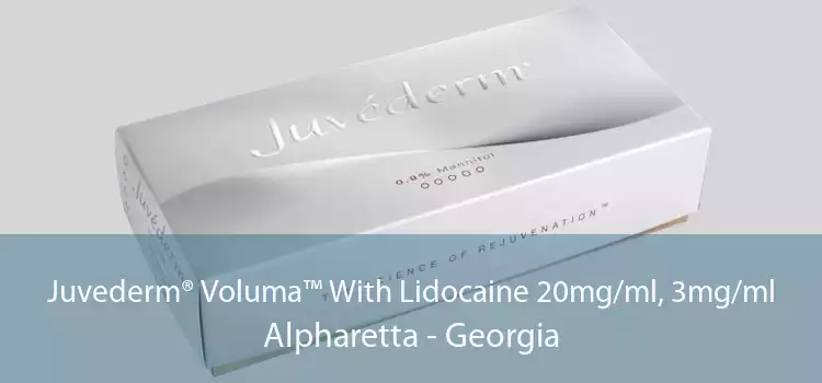 Juvederm® Voluma™ With Lidocaine 20mg/ml, 3mg/ml Alpharetta - Georgia