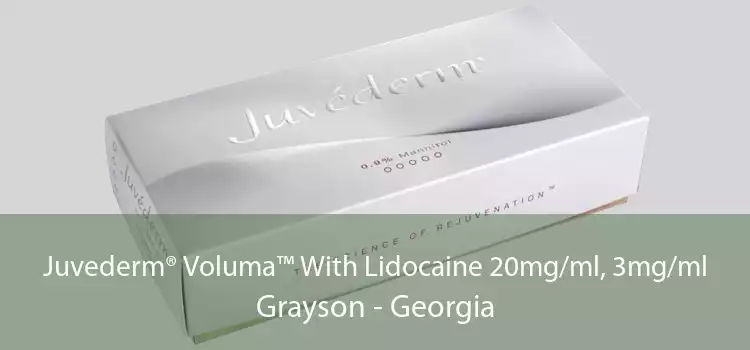 Juvederm® Voluma™ With Lidocaine 20mg/ml, 3mg/ml Grayson - Georgia