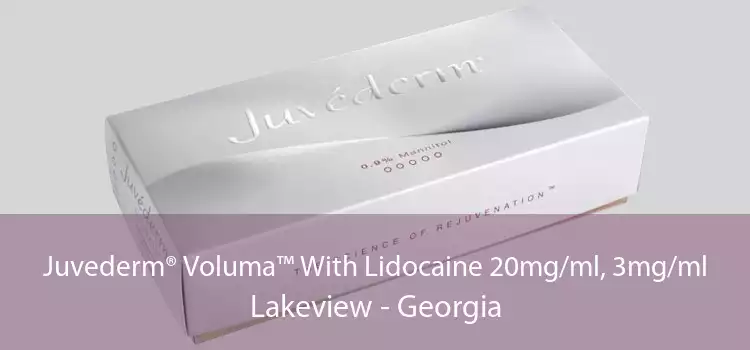 Juvederm® Voluma™ With Lidocaine 20mg/ml, 3mg/ml Lakeview - Georgia