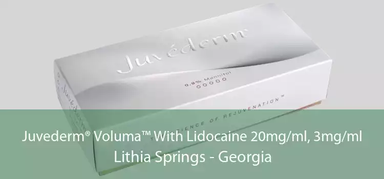 Juvederm® Voluma™ With Lidocaine 20mg/ml, 3mg/ml Lithia Springs - Georgia