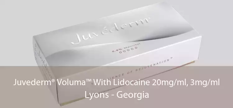 Juvederm® Voluma™ With Lidocaine 20mg/ml, 3mg/ml Lyons - Georgia