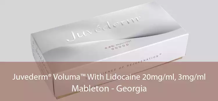 Juvederm® Voluma™ With Lidocaine 20mg/ml, 3mg/ml Mableton - Georgia