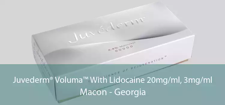Juvederm® Voluma™ With Lidocaine 20mg/ml, 3mg/ml Macon - Georgia