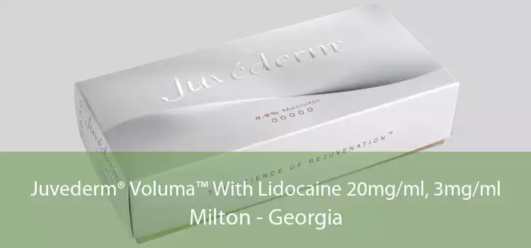 Juvederm® Voluma™ With Lidocaine 20mg/ml, 3mg/ml Milton - Georgia