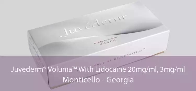Juvederm® Voluma™ With Lidocaine 20mg/ml, 3mg/ml Monticello - Georgia