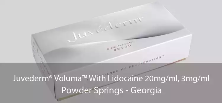 Juvederm® Voluma™ With Lidocaine 20mg/ml, 3mg/ml Powder Springs - Georgia