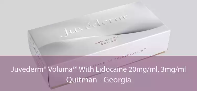 Juvederm® Voluma™ With Lidocaine 20mg/ml, 3mg/ml Quitman - Georgia