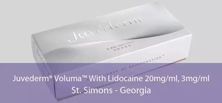 Juvederm® Voluma™ With Lidocaine 20mg/ml, 3mg/ml St. Simons - Georgia
