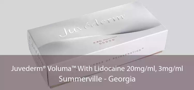 Juvederm® Voluma™ With Lidocaine 20mg/ml, 3mg/ml Summerville - Georgia