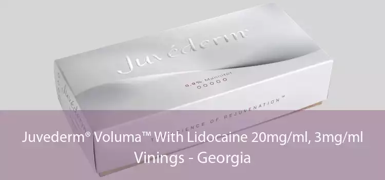Juvederm® Voluma™ With Lidocaine 20mg/ml, 3mg/ml Vinings - Georgia