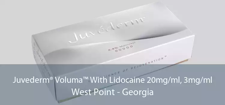 Juvederm® Voluma™ With Lidocaine 20mg/ml, 3mg/ml West Point - Georgia