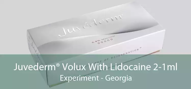 Juvederm® Volux With Lidocaine 2-1ml Experiment - Georgia