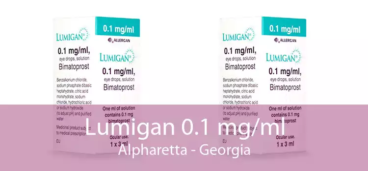 Lumigan 0.1 mg/ml Alpharetta - Georgia