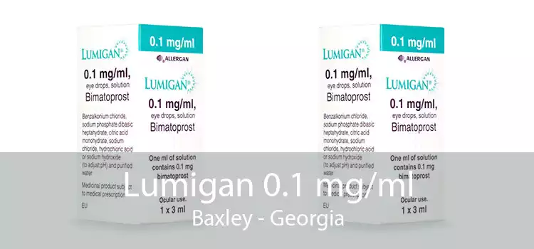 Lumigan 0.1 mg/ml Baxley - Georgia