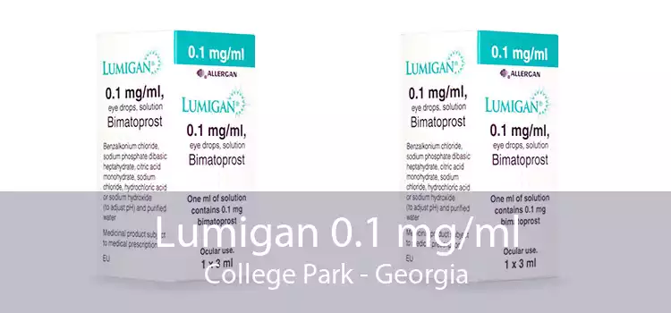 Lumigan 0.1 mg/ml College Park - Georgia