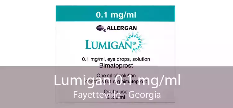 Lumigan 0.1 mg/ml Fayetteville - Georgia