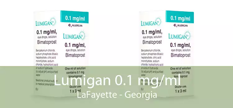 Lumigan 0.1 mg/ml LaFayette - Georgia
