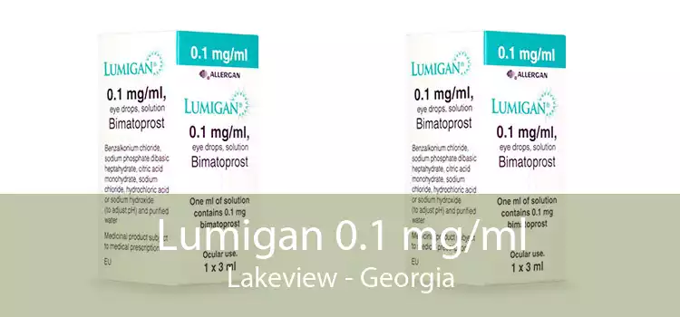 Lumigan 0.1 mg/ml Lakeview - Georgia