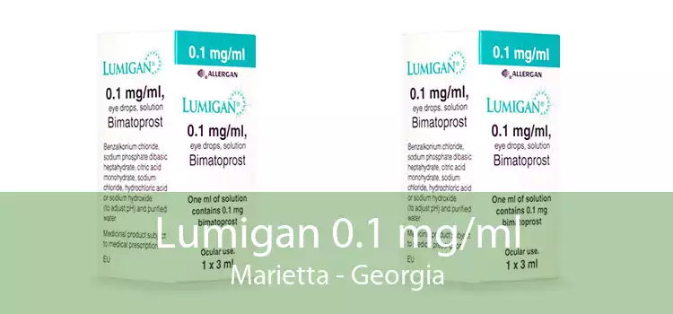 Lumigan 0.1 mg/ml Marietta - Georgia