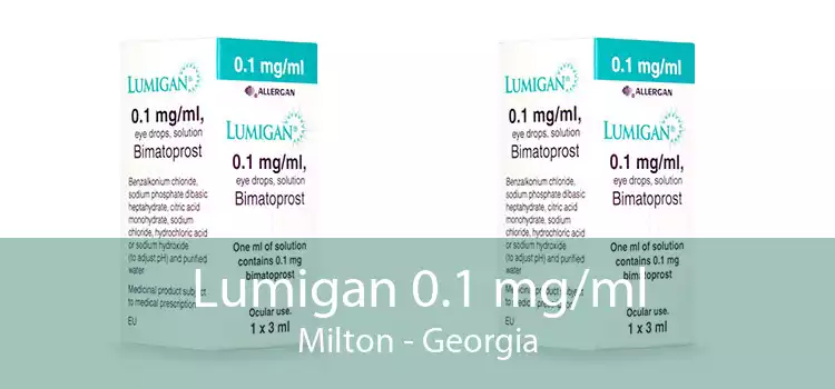 Lumigan 0.1 mg/ml Milton - Georgia